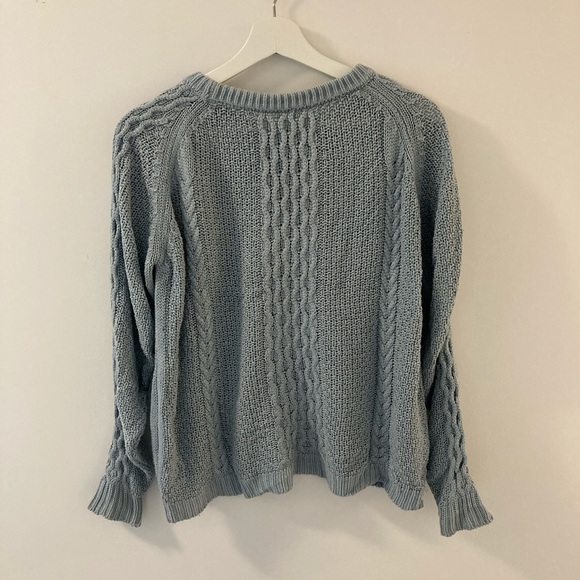 Brandy Melville Blue Knit Sweater - Picture 2 of 3